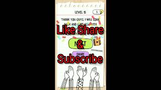 Brain Test 2 Level 15 || Smith and Joe part 2, Joe must reach to the sewer exit up there.