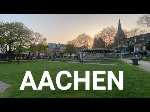 Aachen Walking Tour 2021 - Germany 4k 60fps