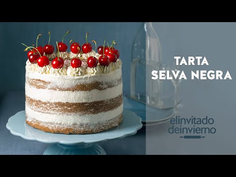 {Tarta Selva Negra} de chocolate y cerezas, receta auténtica alemana