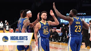 The BEST of the Golden State Warriors 4th Quarter Comeback vs. Lakers - January 18, 2021