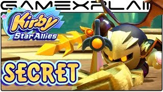 Kirby Star Allies - Meta Knight Gets Annoyed Easter Egg (Boss Fight Secret)