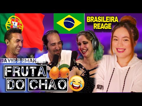 Brasileira Reage: David Antunes e Emanuel Moura - 'Fruta do Chão'! 🎤 #ReaçãoMusical #DavidAntunes