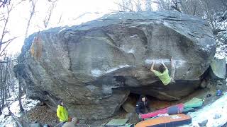 Video thumbnail of Insanity of grandeur, 8b+. Chironico