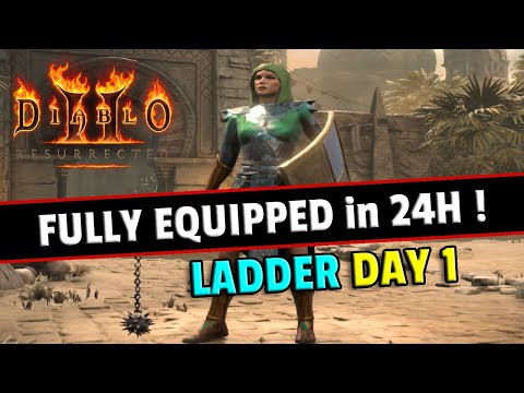 I got "RICH" in No time, Crazy ladder start ! - Diablo 2 resurrected