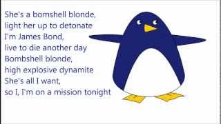 Owl City - Bombshell Blonde ~ HQ (Lyrics and Penguin)