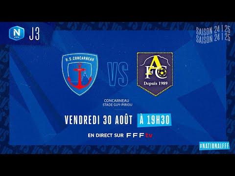 J3 I US Concarneau - Aubagne FC (0-0), le résumé I National FFF 2024-2025