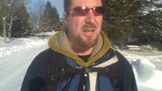 preview picture of video 'Cross-country skiing at New Germany State Park'