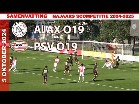 COMPETITIE | Samenvatting AJAX O19 - PSV O19 zaterdag 5 oktober 2024