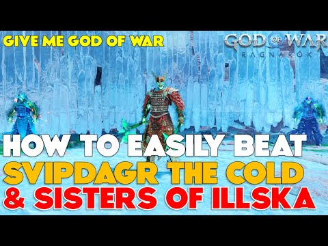 How to easily beat Svipdagr the Cold & Sisters of Illska on GMGOW [No Damage] - God of War Ragnarok