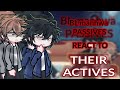 BL Manhwa Passives React To Their Actives Gacha React BL