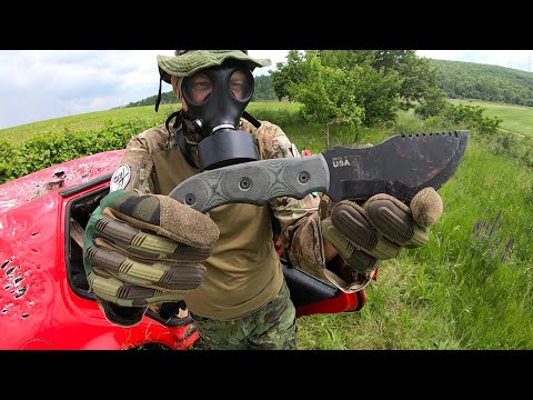 TOPS TOM BROWN TRACKER #1 - KNIFE DESTRUCTION TEST - UNTIL IT BREAKS @TOPSKnivesofficial TBT-010