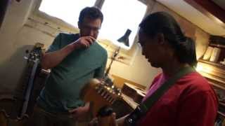 Video thumbnail for Trying out a Stephenson Amp at Nick Benjamin's guitar workshop by Az Samad
