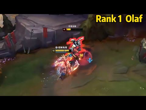 Rank 1 Olaf: He is an Absolute MONSTER on Toplane!
