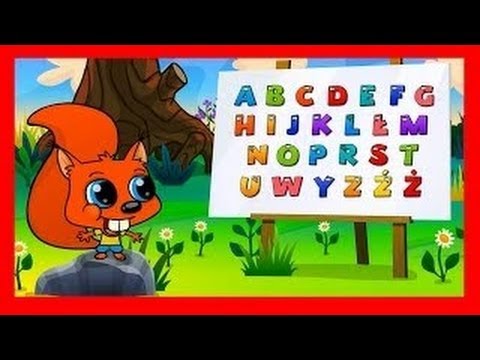 Alfabet po polsku dla dzieci - abecadło BZYK.tv