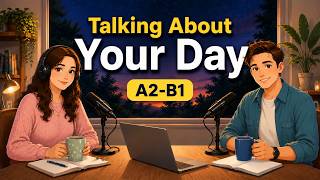 Easy English Conversation: Talking About Your Day | Speaking Practice A2-B1 @GetSetEnglish