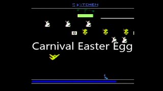 Carnival Easter Egg (Atari 2600) The No Swear Gamer