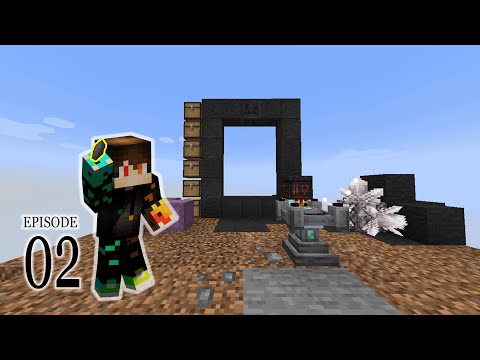 Vault Hunters 1.18 skyblock - EP 2 - Crafting First Vault Crystal (Minecraft Modded)