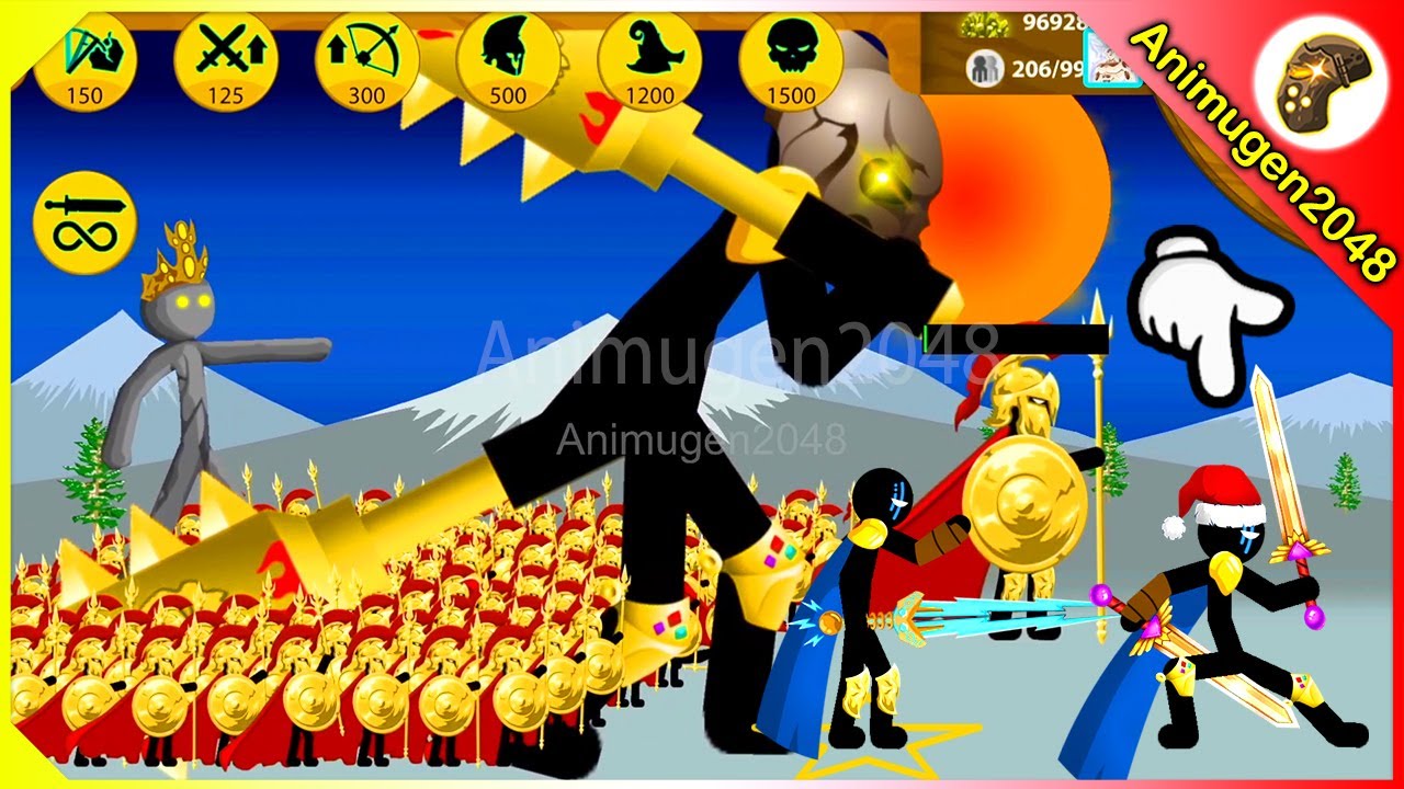 NEW MOD SUMMON DOUBLE HERO XIPHOS COMMAND GOLD FINAL BOSS | Stick War Legacy Mod VIP | Animugen2048