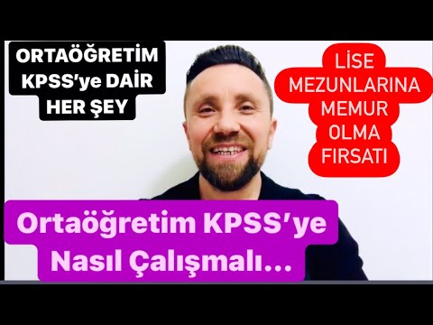 How Should Secondary Education Students Study for KPSS? OPPORTUNITY FOR HIGH SCHOOL GRADUATES TO ...