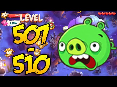 UNLOCK LEVEL 507-510 | ANGRY BIRDS 2 (HARD LEVEL) - MAP Bamboo Forest Gravity Grove
