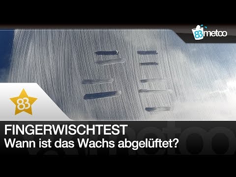 Fingerwischtest: Wie weiß ich wann ein Wachs abgelüftet ist|Collinite 476s Anwendung|Autowachs Test