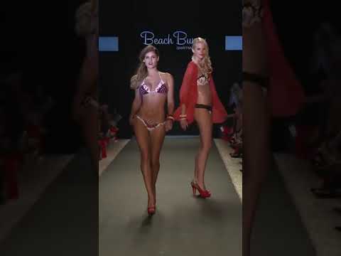 Beach Bunny Swimwear Runway Fashion Show 2012 Miami Swim FW with SI Model Kate Upton EXCLUSIVE webm