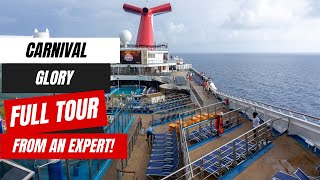 Carnival Glory Full Tour 2025 | Port Canaveral Bahamas Cruises