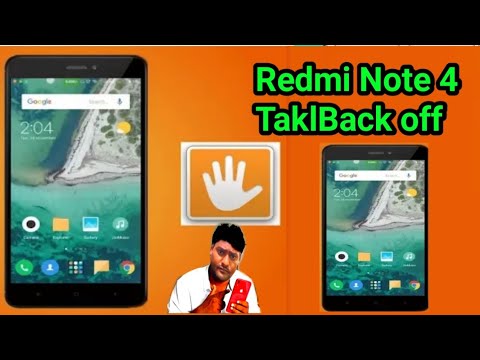 Redmi Note 4 TalkBack off