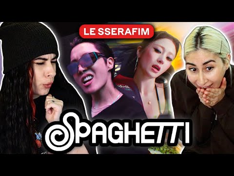 LE SSERAFIM 'SPAGHETTI' MV (FIRST TIME REACTING TO j-hope of BTS)!! (르세라핌)