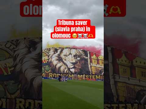🔥 “Slavia Praha Ultras Unveil Giant Lion Tifo! | Incredible Choreo by Tribune Sever 🔥