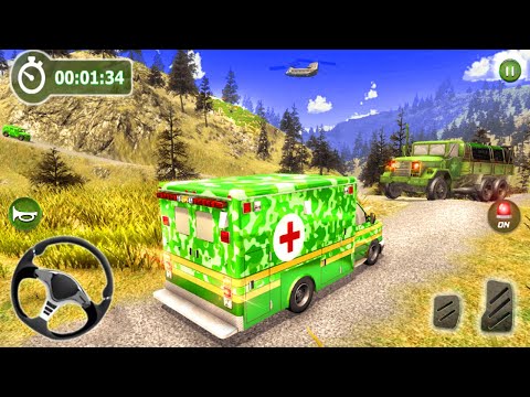 US Army Ambulance Driving - Van Rescue Driver Simulator - Android Gameplay