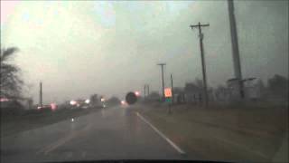 preview picture of video 'Severe Storm Flings Trampoline, Oklahoma, Apr. 23, 2014'