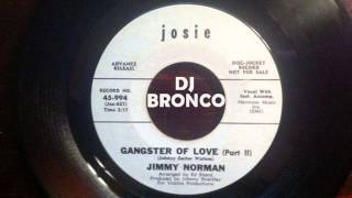 JIMMY NORMAN * GANGSTER OF LOVE