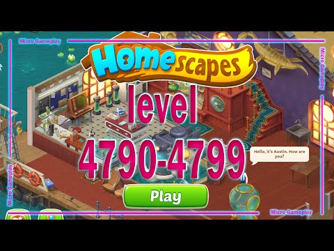 HOMESCAPES GAMEPLAY LEVELS 4790-4799 | Game Like Playrix(Android,iOS)