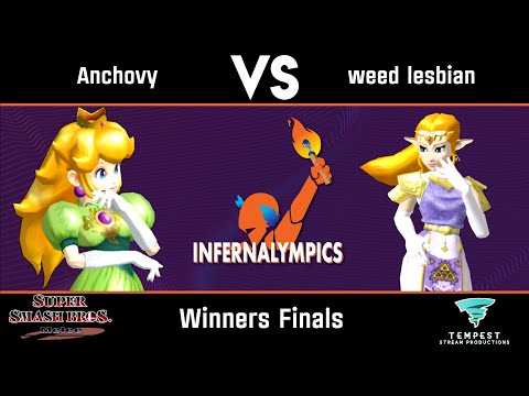 Anchovy (Peach) VS weed lesbian (Zelda) - Winners Finals - Domino Effect: Infernalympics