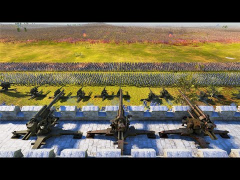 Modern Army Fortress VS 3 Million Romans ,Spartans & Mongols | UEBS 2 Battle Simulator 2