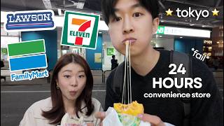 24 hr convenience store challenge in japan