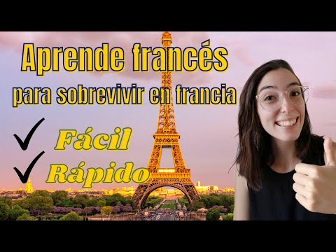 Aprende FRANCÉS muy FÁCIL Y RÁPIDO!!😱😀 TIENES que SABER DECIR ESTO SI VAS A FRANCIA🇫🇷