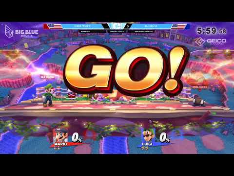 Shine 2017 Smash 4 - Dark Wizzy (Mario) vs. DJ Delta (Luigi) - Singles R1 Pools