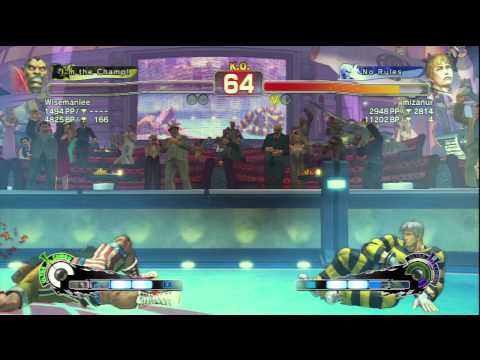 Wisemanlee (Balrog) Vs mizanur (Cody) SSF4 AE Ranked Matches - PSN
