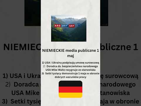 Niemieckie media publiczne 1 maj