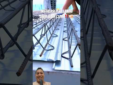 How to install bondek for casting floor slabs #shorts #diy #bondex #floor slabs #bondek #wiremesh