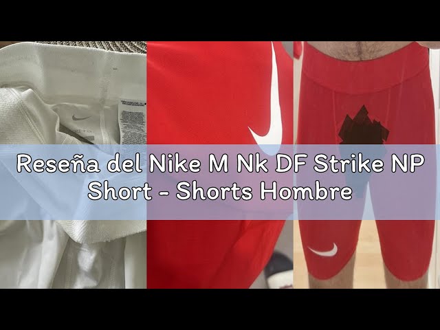 Vídeo relacionado con Nike DH8128-010 M NK DF Strike NP Short Shorts Hombre Black/White Tamaño M