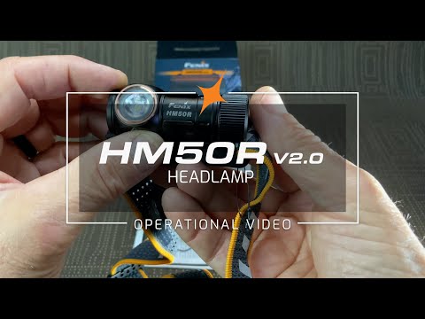 Fenix HM50R V2.0 Headlamp Operational Demo Video