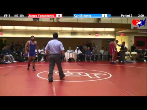 NYAC FS 84 KG / 185 lbs: James Yonushonis vs. Kurt Brenner