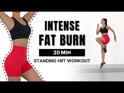 Intense FAT BURNING Full Body Workout🔥20 min Standing HIIT Workout