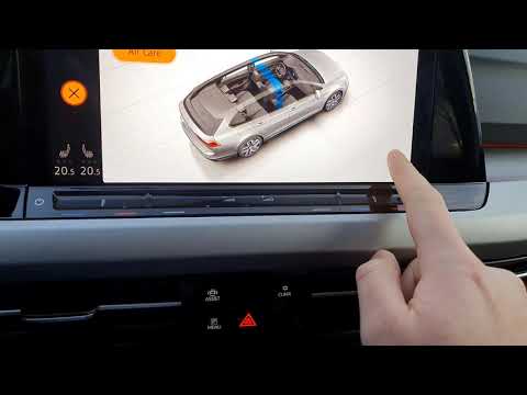 VW Golf 8 Variant - Display operation & settings explained