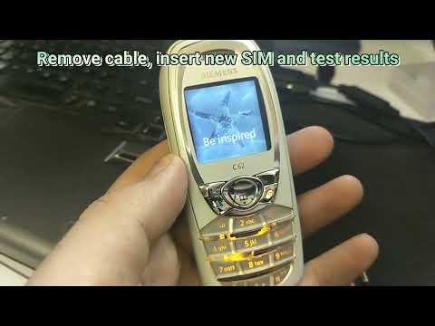 How to unlock the Siemens C62 - Free solution