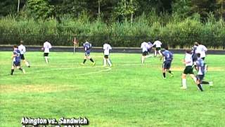 preview picture of video 'Abington Boys Soccer vs. Sandwich - 9/8/14'