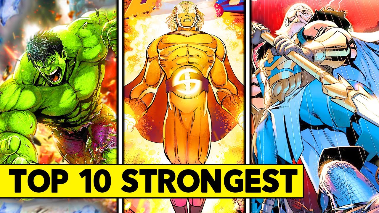Top 10 Strongest Heroes in The Marvel Universe!